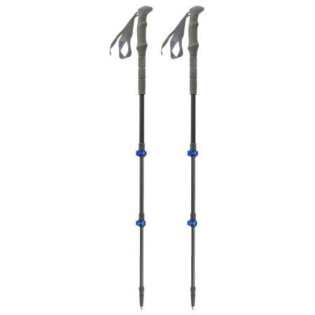 Bastones de senderismo Pinguin Carbon FL Foam gris/azul carbon/blue