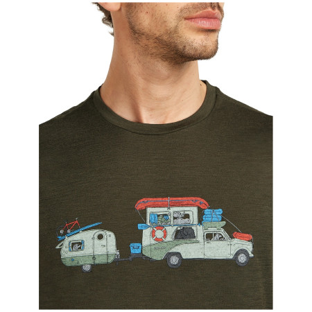 Camiseta de hombre Icebreaker Men Merino 150 Tech Lite SS Tee Transportage