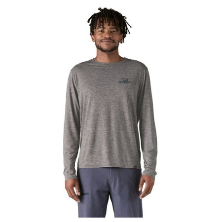 Camiseta de hombre Patagonia M's L/S Cap Cool Daily Graphic Shirt