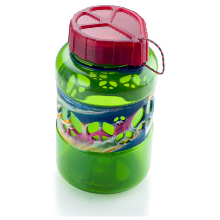 Botella de agua GSI Outdoors Infinity Peace 1l verde