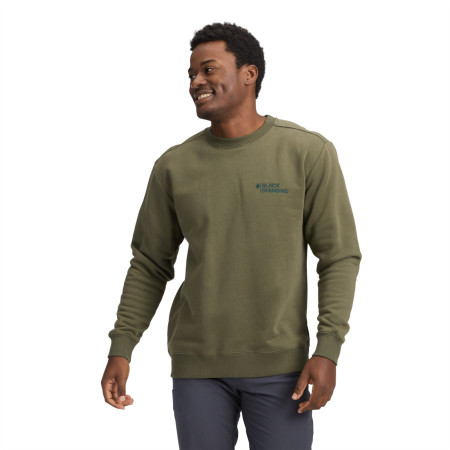 Sudadera de hombre Black Diamond M Mini Stacked Crewneck
