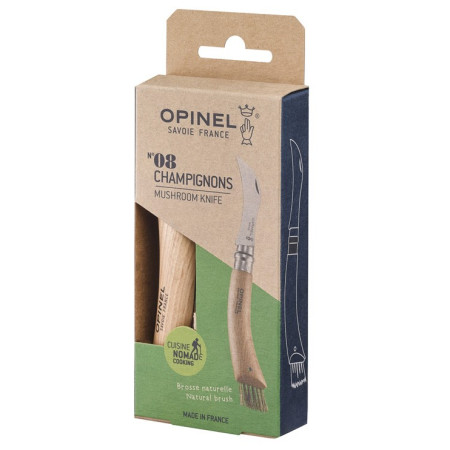 Cuchillo Opinel VRI N°08 Cuchillo Inox para setas
