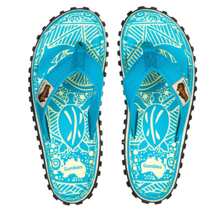 Chanclas de mujer Gumbies Islander Turquoise Pattern turquesa Turquoise