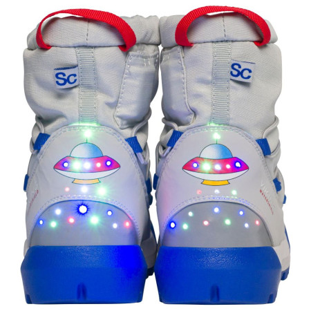 Botas de nieve para niños Viking Outdoor Footwear Spaceship Warm SC WP Light Grey/Royal Blue