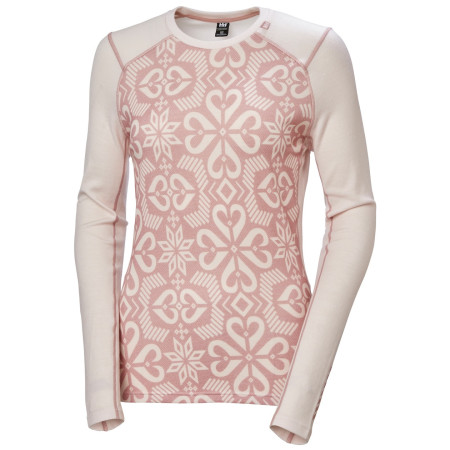 Camiseta funcional de mujer Helly Hansen W Lifa Merino Midw Gra Crew