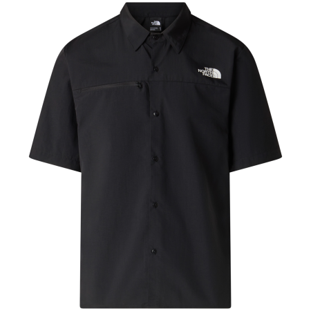 Camisa de hombre The North Face Packable Short Sleeve Shirt negro TNF BLACK