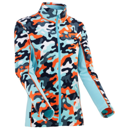 Sudadera de mujer Kari Traa Stjerne Fleece azul/naranja Frost