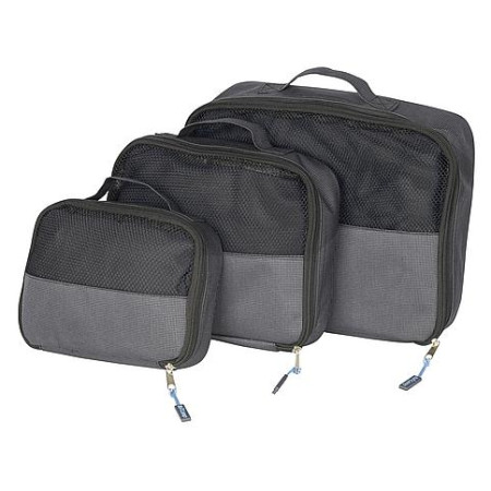 Organizador de viaje Bo-Camp Travel Pack Cubes 3 negro