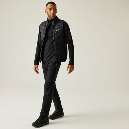 Chaleco de hombre Regatta Leedre Hybrid B/W