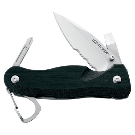 Navaja Leatherman Crater C33TX negro/plata