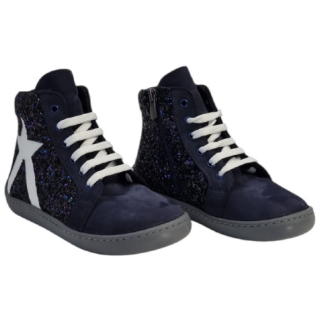 Calzado barefoot niño beBare 3485SA Navy