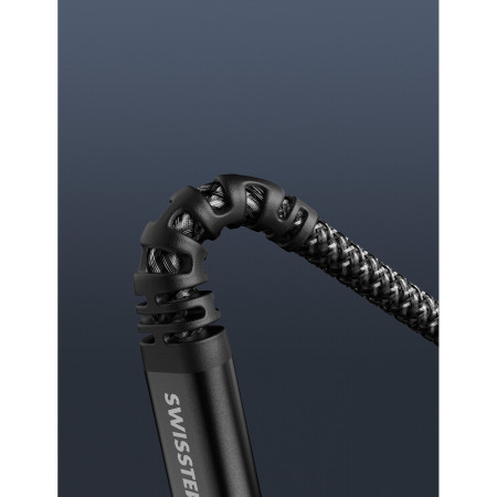 Cable de carga y datos Swissten Kevlar USB/Lightning 1,5 m