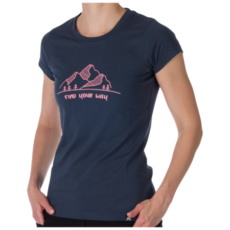 Camiseta de mujer Northfinder Maud gris 319grey