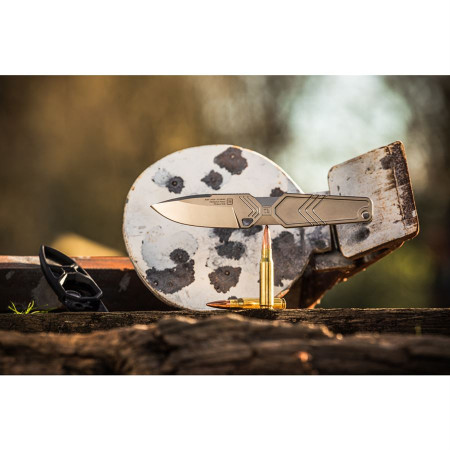 Cuchillo TB OUTDOOR Monobloc Knife Impact 127 Stainless Steel