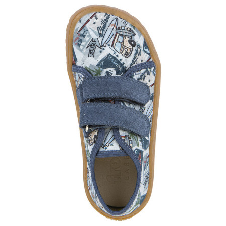 Zapatillas para niños Frodo Barefoot canvas Light Blue