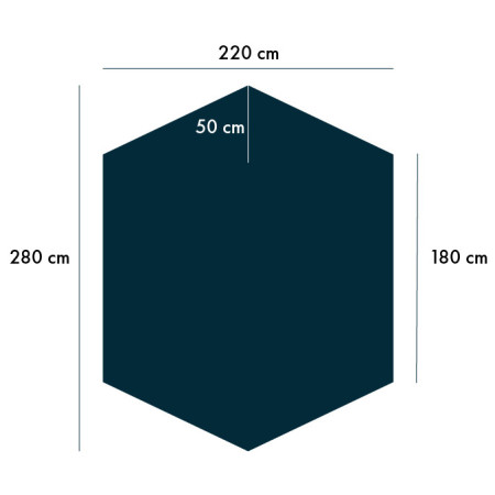 Suelo de tienda Warg Footprint 3