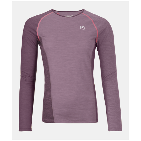 Camiseta funcional de mujer Ortovox 120 Cool Tec Fast Upward Ls W violeta Wild Berry