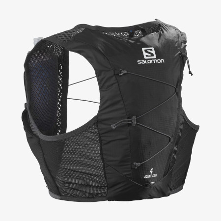 Chaleco de carrera Salomon Active Skin 4 (2023) negro black