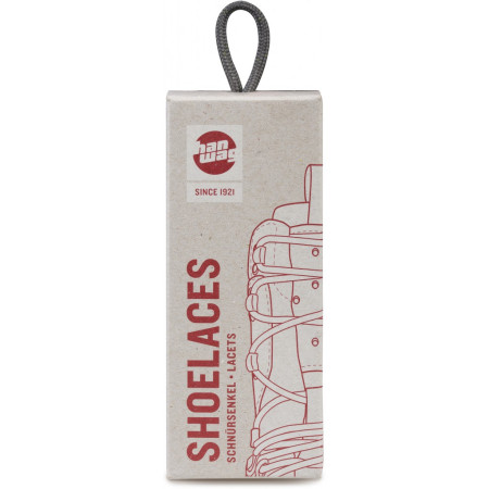 Cordones Hanwag 180 cm gris 80 Asche Dark Grey