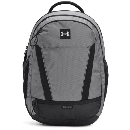 Mochila de mujer Under Armour Hustle Signature Backpack negro Black / Black / Metallic Tin