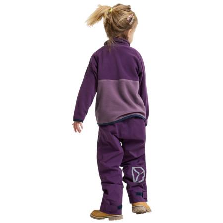 Sudadera para niños Didriksons Monte Kids Half Bu 6 Northen Purple