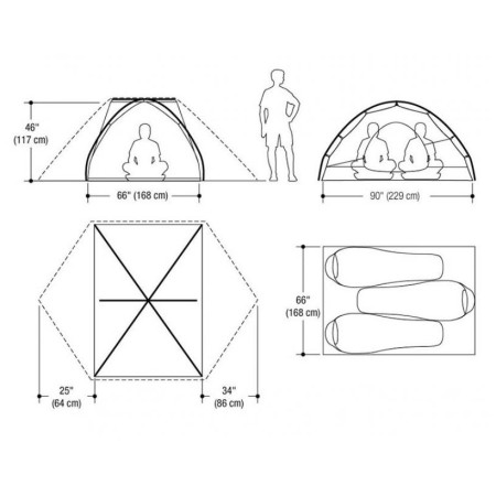 Tienda ultraligera Marmot Tungsten UL 3P