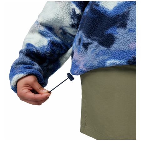 Sudadera de mujer Columbia Helvetia™ II Printed Cropped Half Snap