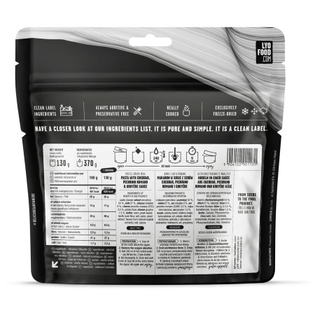 Comida deshidratada Lyo food Mac & Cheese 500g