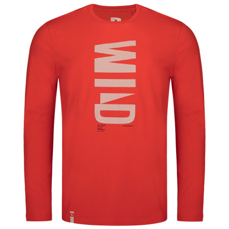 Camiseta de hombre Loap Allonzo rojo/blanco Fiery Red/White