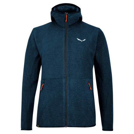 Sudadera de hombre Salewa NUVOLO PL M JKT azul oscuro 8671 - dark denim melange/0910