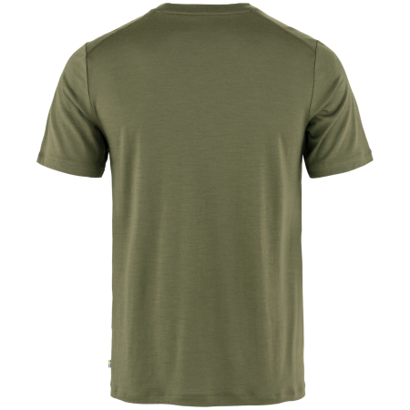 Camiseta de hombre Fjällräven Abisko Wool Logo SS M