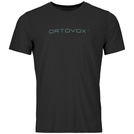 Camiseta de hombre Ortovox 150 Cool Brand T-shirt negro Black Raven