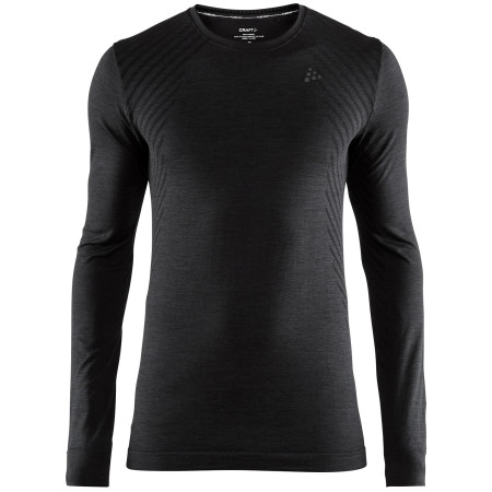 Camiseta de hombre Craft Fuseknit Comfort LS (2018) negro