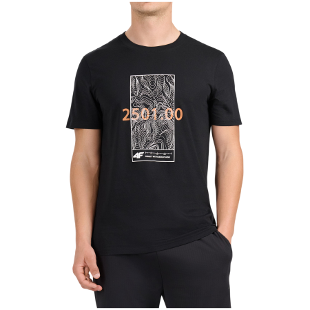 Camiseta de hombre 4F Tshirt M3571 negro Deep Black