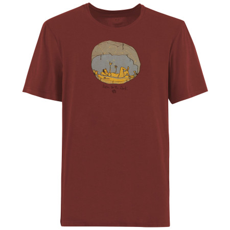 Camiseta de hombre E9 Cave rojo Paprika