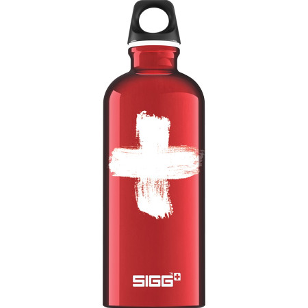 Botella expuesta Sigg Swiss Red 0,6l rojo Red