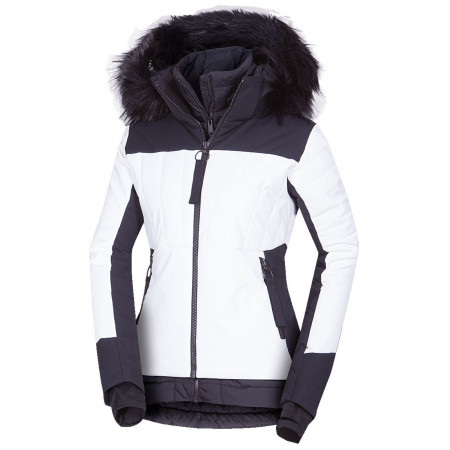 Chaqueta de esquí para mujer Northfinder Tayler blanco/negro 212whiteblack