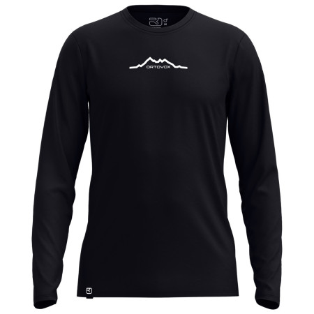 Camiseta de hombre Ortovox 150 Cool Mountain Long sleeve negro Black Raven