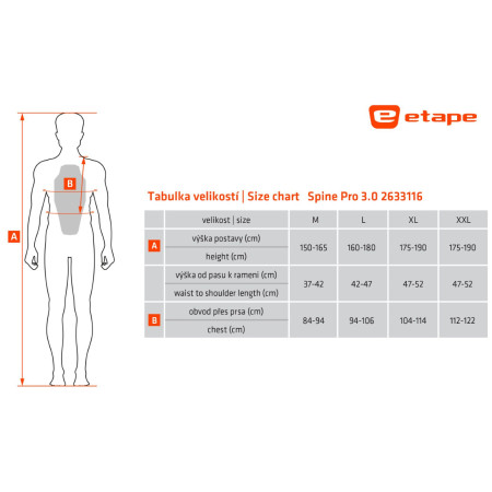 Espaldera Etape Spine Pro 3.0