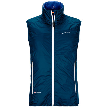 Chaleco de hombre Ortovox Swisswool Piz Cartas Vest M azul oscuro PetrolBlue