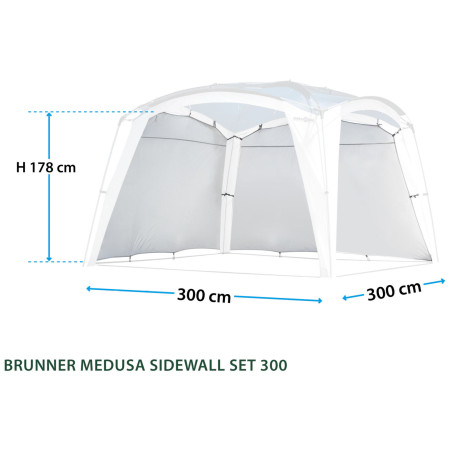 Pared lateral Brunner Medusa Sidewall Set 3x3