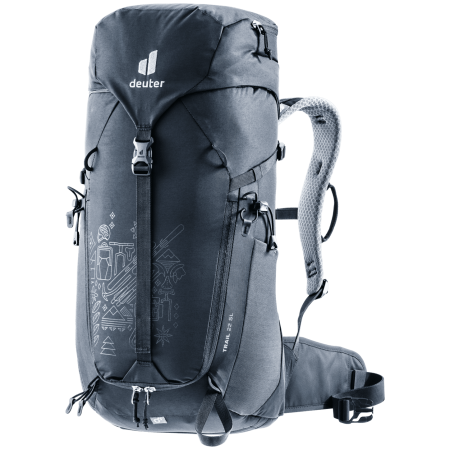 Mochila Deuter Trail 22 SL 7125 negro black-125