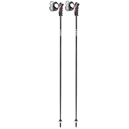 Bastones de esquí alpino Leki Carbon HX 3D negro/blanco BlackWhiteDarkanthracite