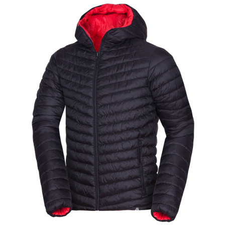 Chaqueta de invierno para hombre Northfinder Wallace negro/rojo 361redblack