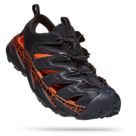 Sandalias Hoka Hopara All Gender azul Blue Graphite/Persimmon Orange