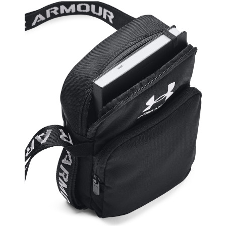 Bolsa de hombro Under Armour Loudon Crossbody negro Black/Black/White