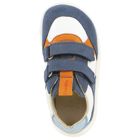 Zapatillas para niños Froddo Barefoot zeru spring White/Denim