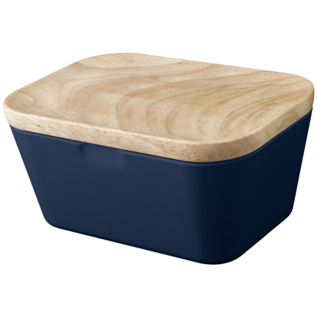 Caja de alimentos Brunner Máslenka Butter dish gris oscuro Blue ocean
