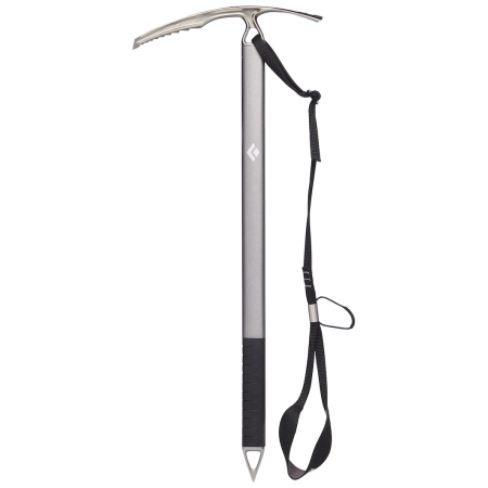 Piolet Black Diamond Raven Ice Axe With Grip negro/plata stříbrná