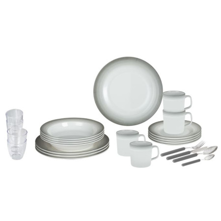 Vajilla Brunner All Inclusive Astralys blanco/gris
